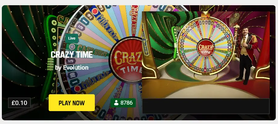 Crazy Time by Evolution