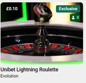 Lightning Roulette