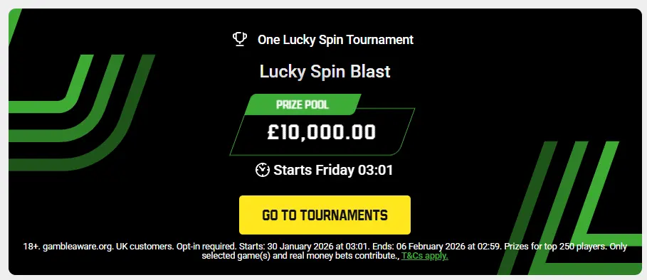 Lucky Spin Blast with Unibet Bonus